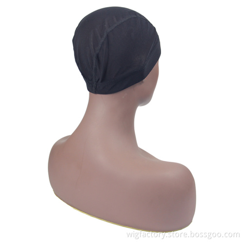 Hot Sale Black Mesh wig cap lace, weaving wig cap, mesh dome caps for making wigs